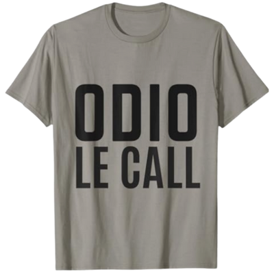Maglietta Odio le call